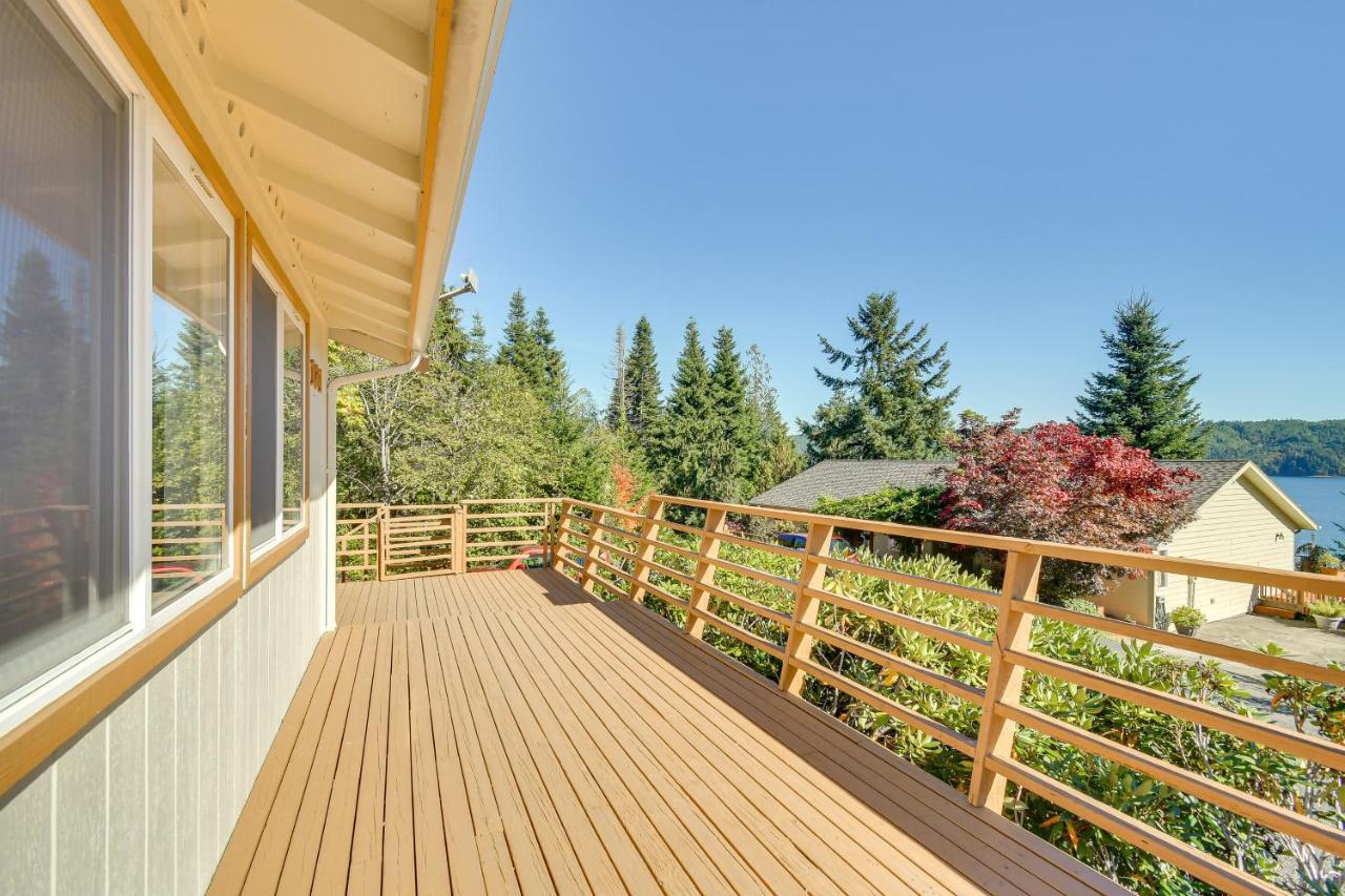 Hoodsport Vacation Rental With Deck And Canal Views! Exterior foto